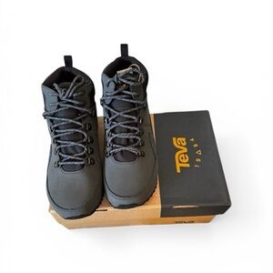 Teva Men's Dark Gray Lace-Up Waterproof Boots